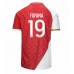 Maillot de foot AS Monaco Youssouf Fofana #19 Domicile vêtements 2023-24 Manches Courtes